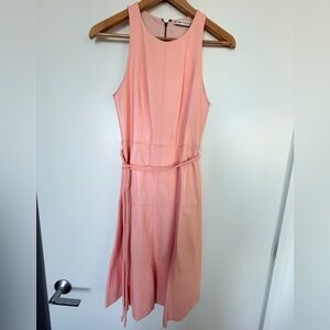 Alice + Olivia Blush Pink Midi Dress